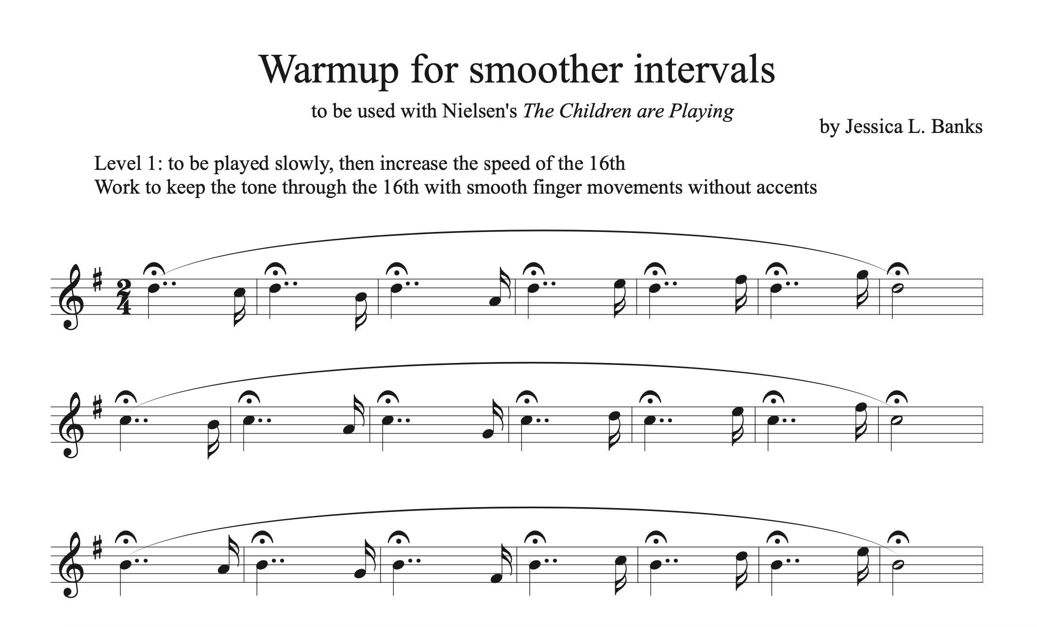 Nielsen Children are Playing Warm up exercises