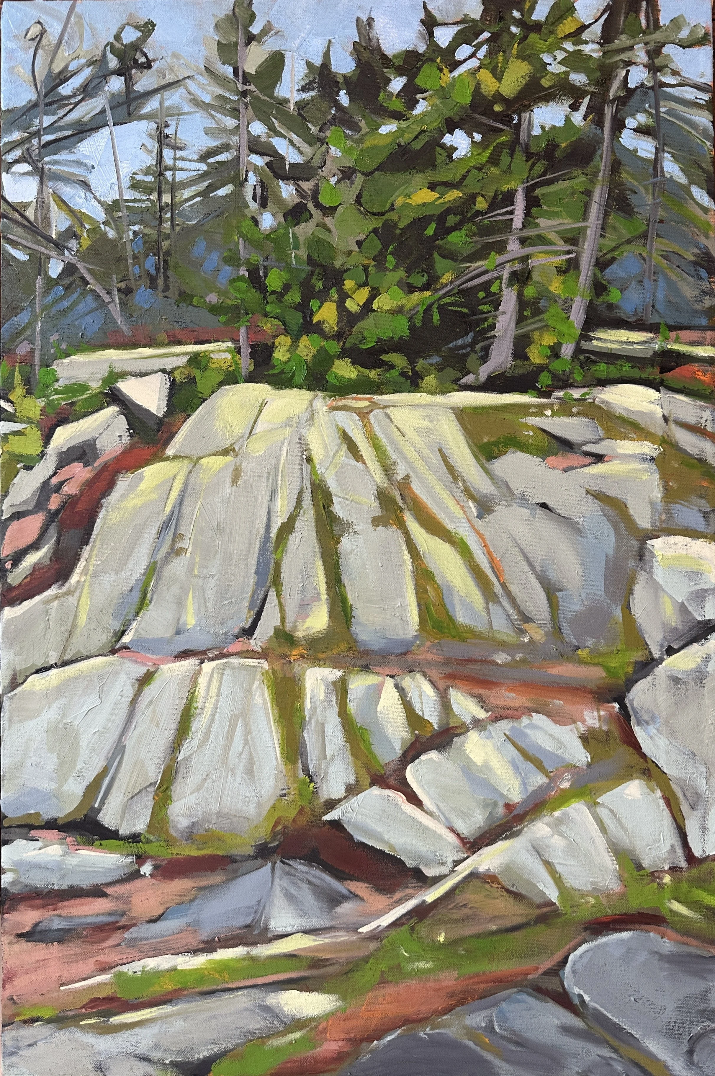 Exposed. 30" x 20" ooc. $2000. email for additional info
