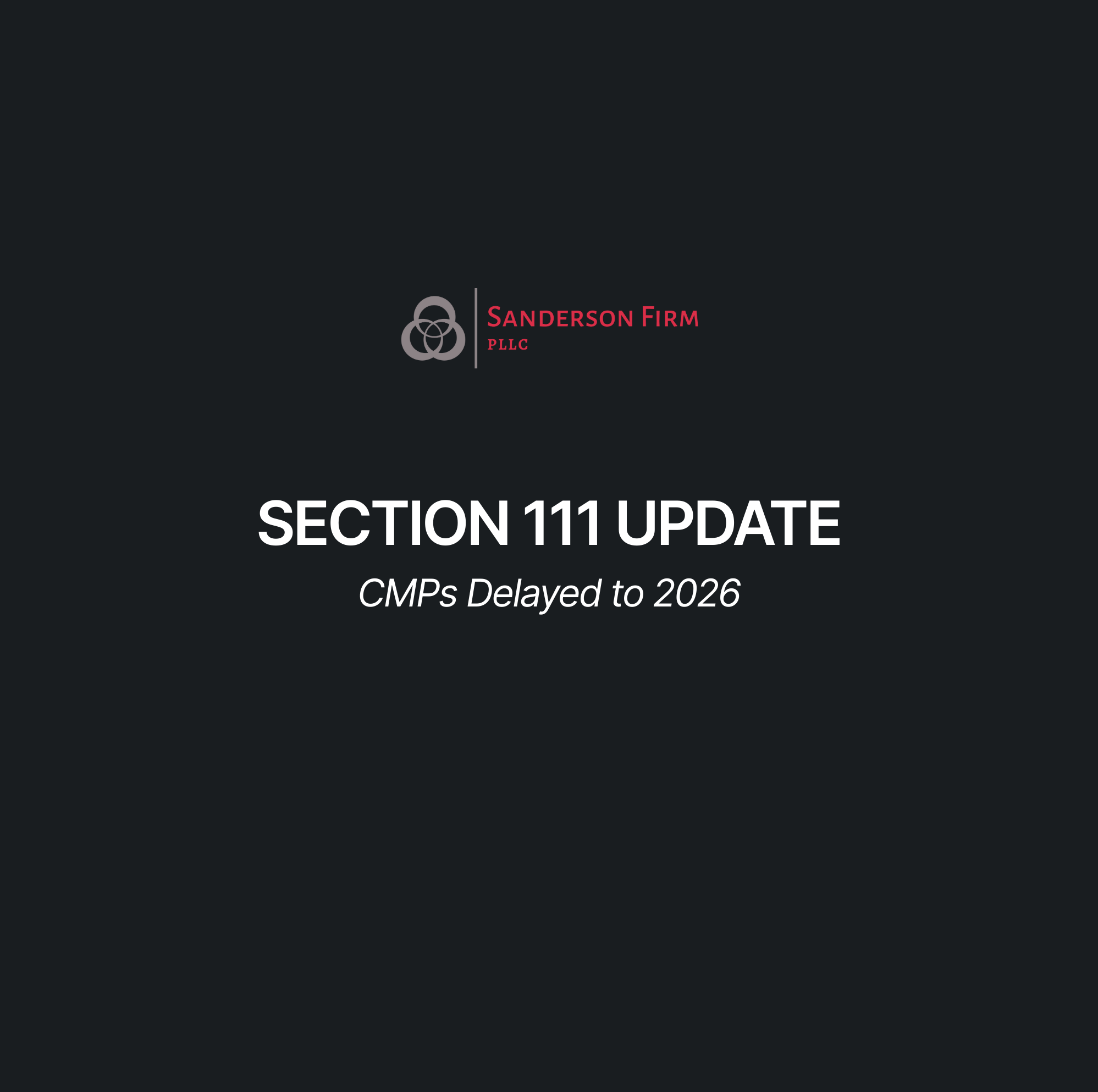Clarification from CMS’ Recent Civil Money Penalties Webinar: All Workers’ Compensation TPOC and ORM Records are Delayed to July 2026