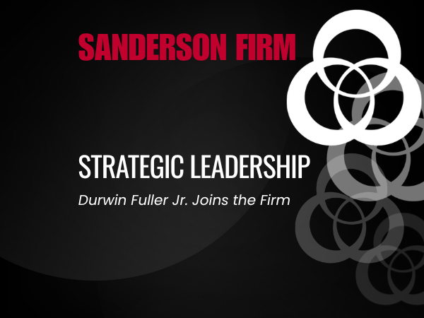 Sanderson Firm Welcomes Durwin Fuller, Jr., Esq.