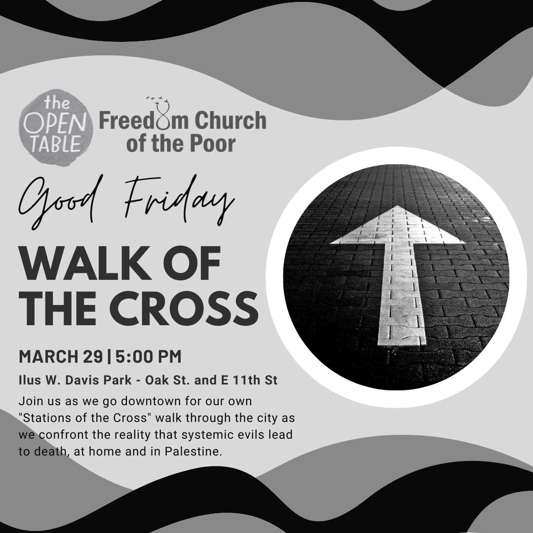 Join us tonight as we go downtown for our own &ldquo;Stations of the Cross&rdquo; walk through the city. The walk itself is about 1.5 miles. During which, we&rsquo;ll pause at various sites in KCMO, lamenting the many ways Jesus still suffers today. 