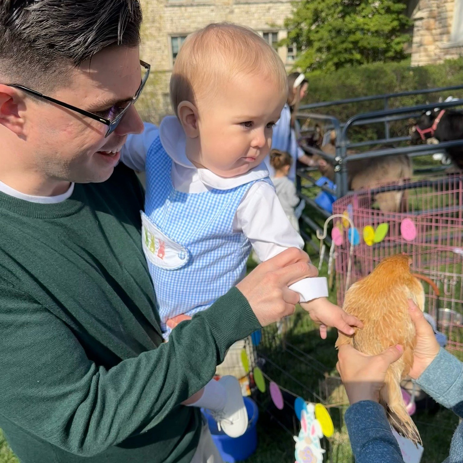 Easter Block Party recap! The weather was perfect, the animals were cute, and the candy was found!