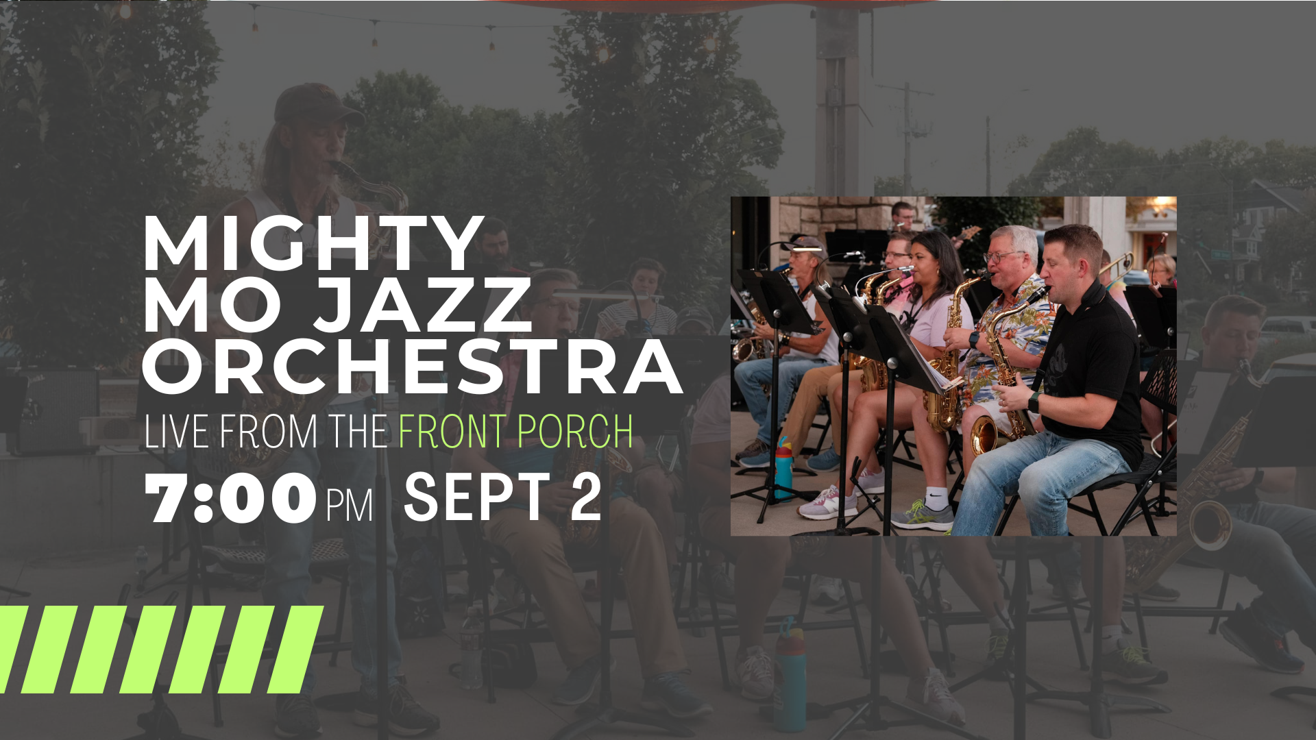 Front Porch Concert: Mighty MO Jazz Orchestra