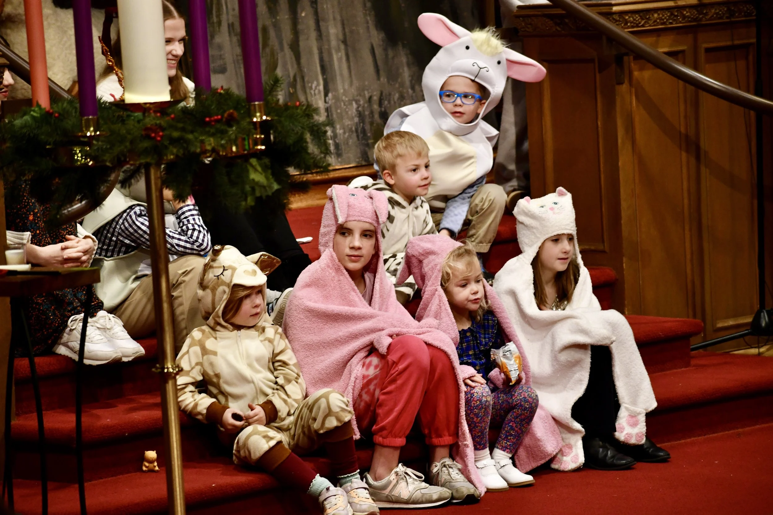 Children's Christmas Pageant Rehearsal