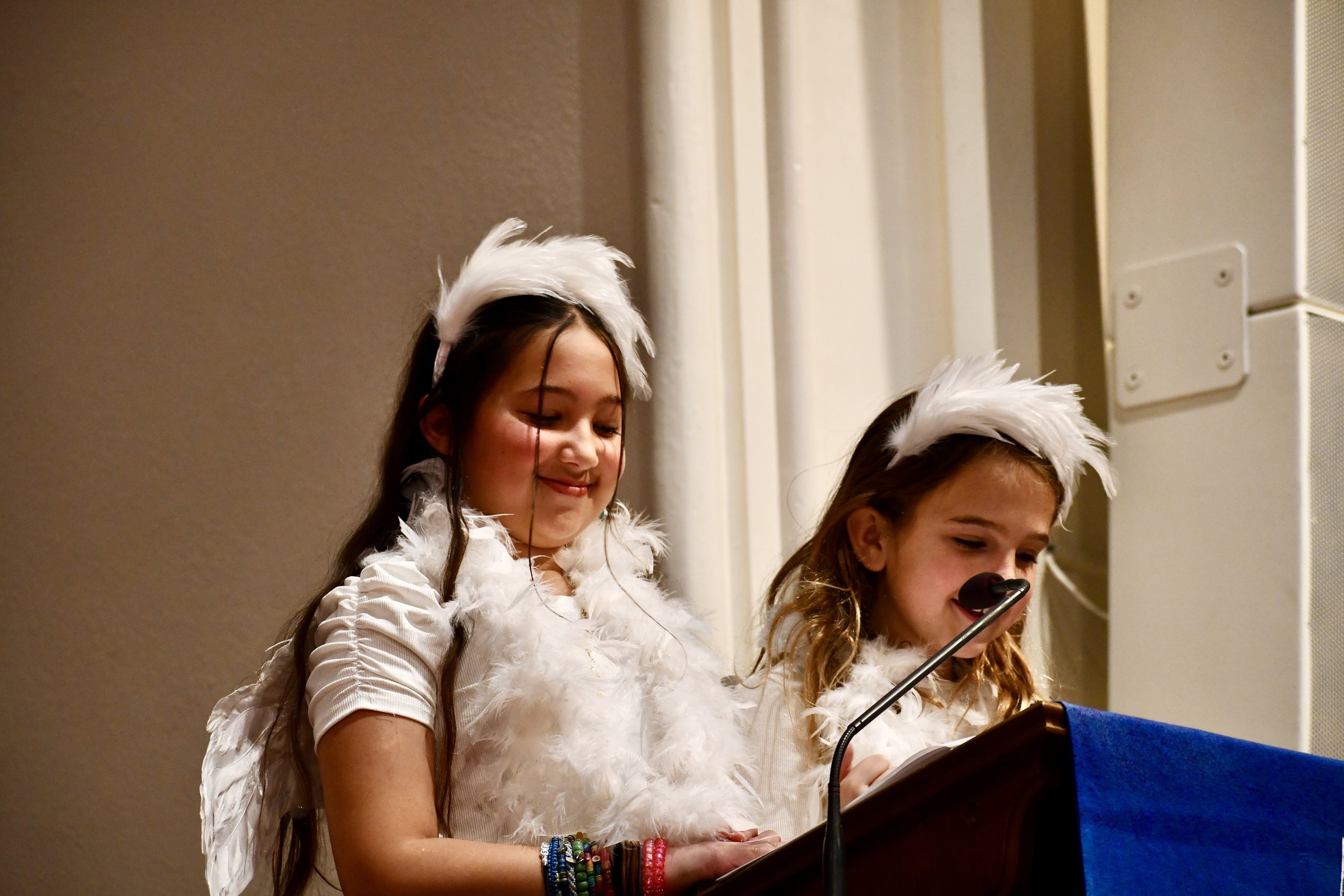 Children's Christmas Pageant Rehearsal and Performance