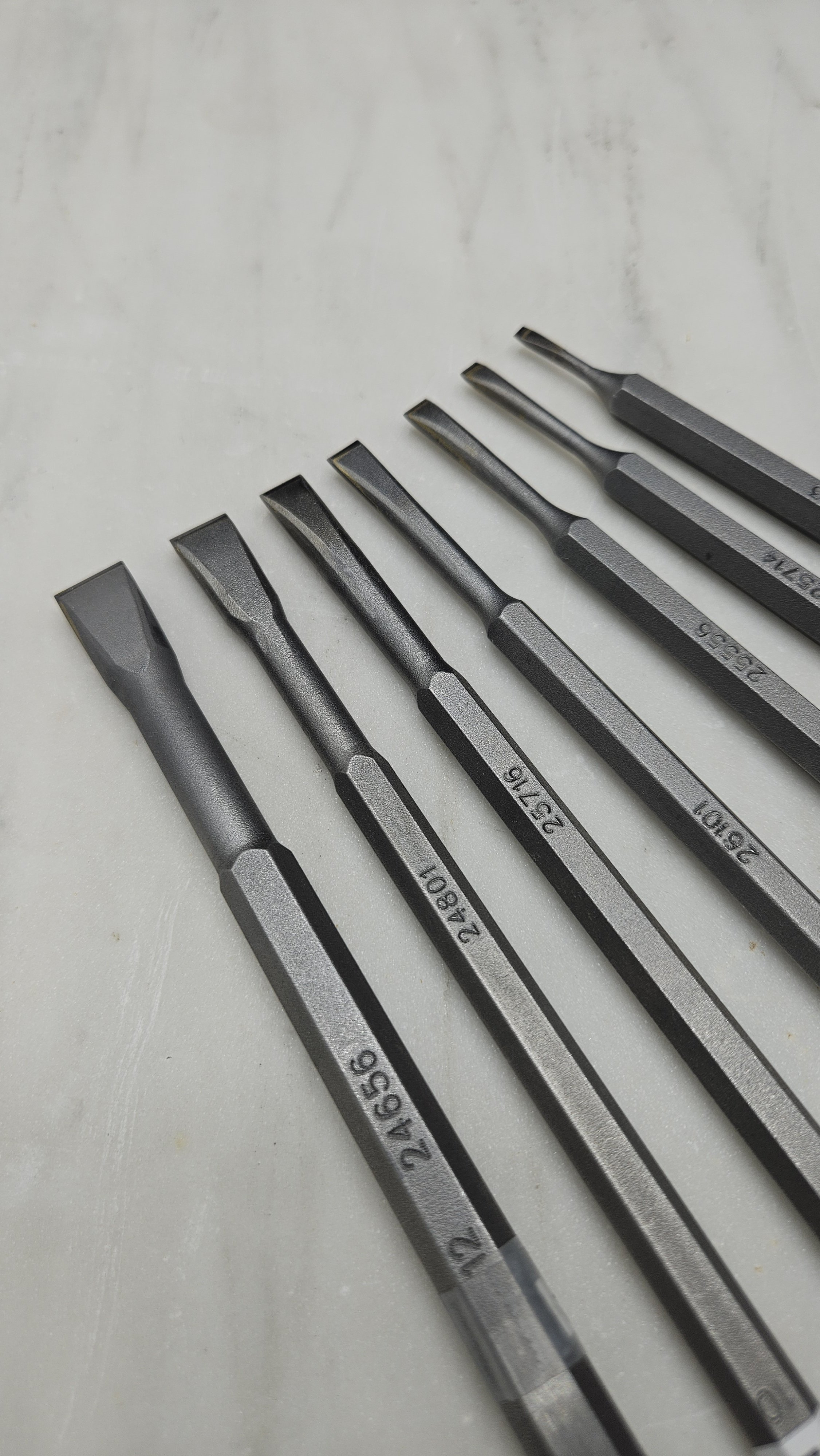 pneumatic carbide flat chisels 7mm shank