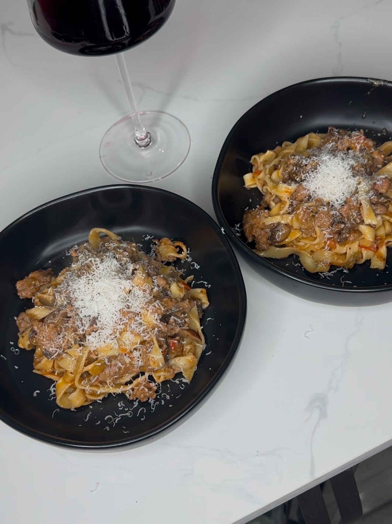 Italian Sausage Pasta with Homemade Noodles