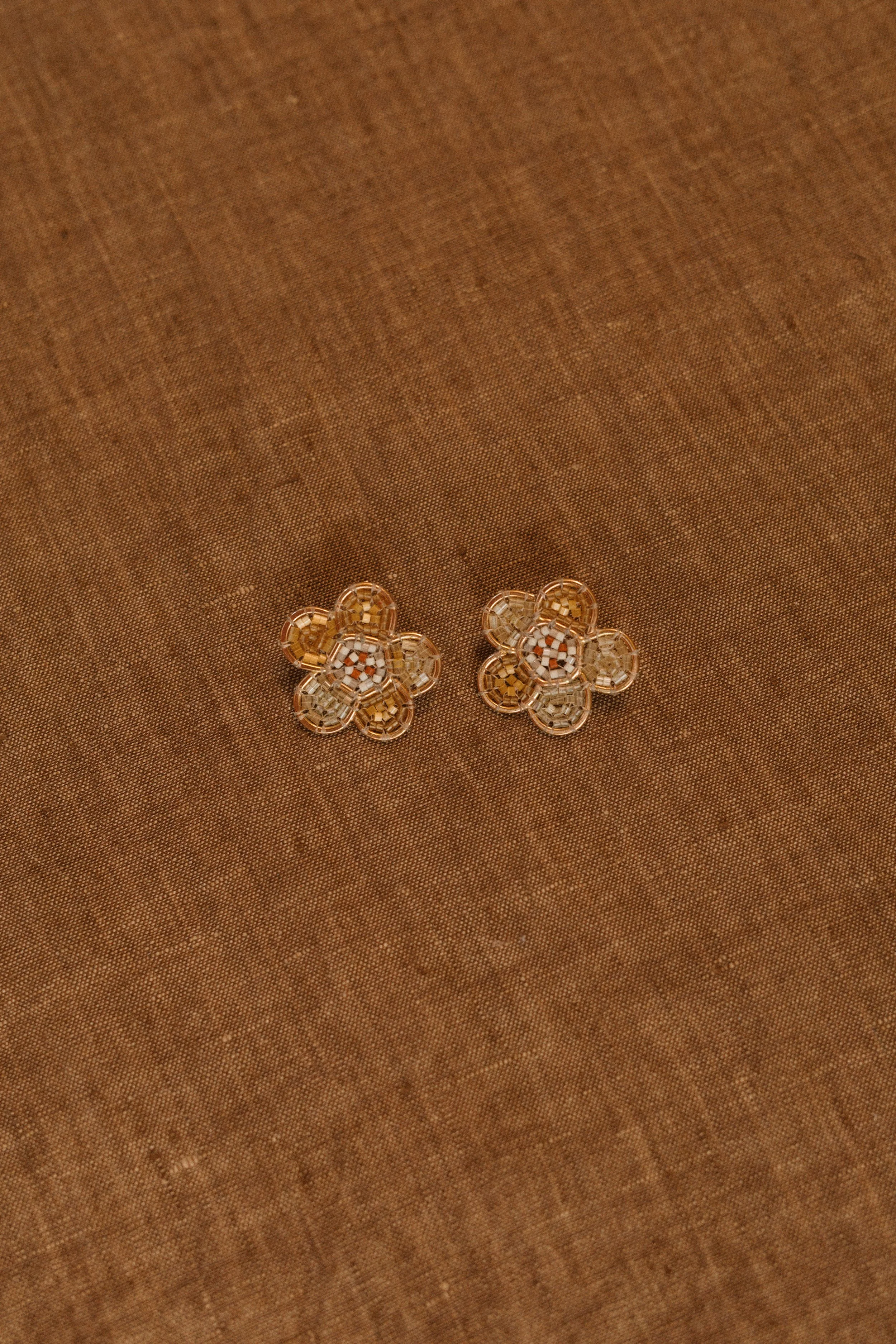 Voynich Floral Studs