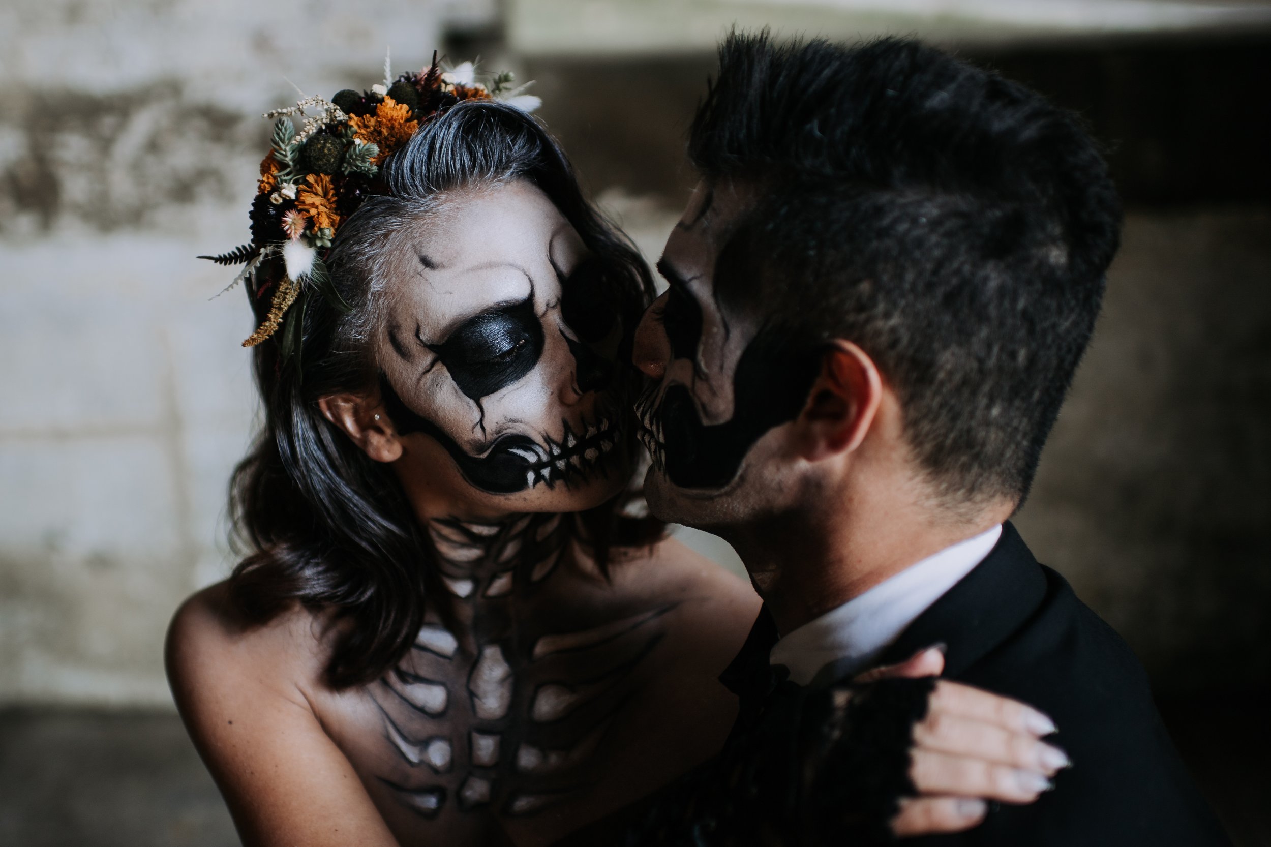 Sublime Stems | Skulls | Halloween | Patrick Nied Photography |  Eugenia Hair &amp; Make Up  |  Walace Style