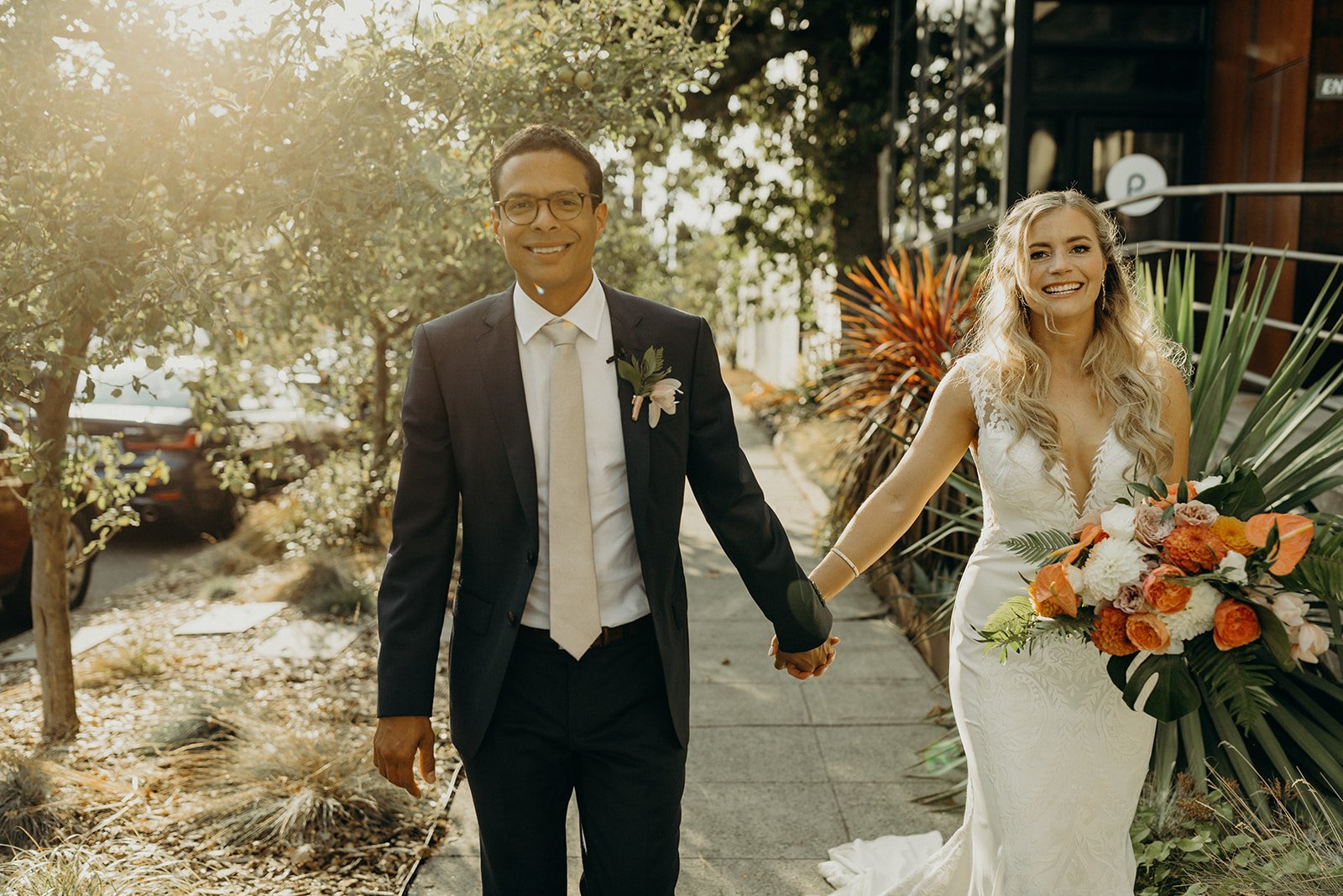 Sublime Stems | Florist | Seattle | Wedding | Fremont Foundry | Tropical Wedding | Modern