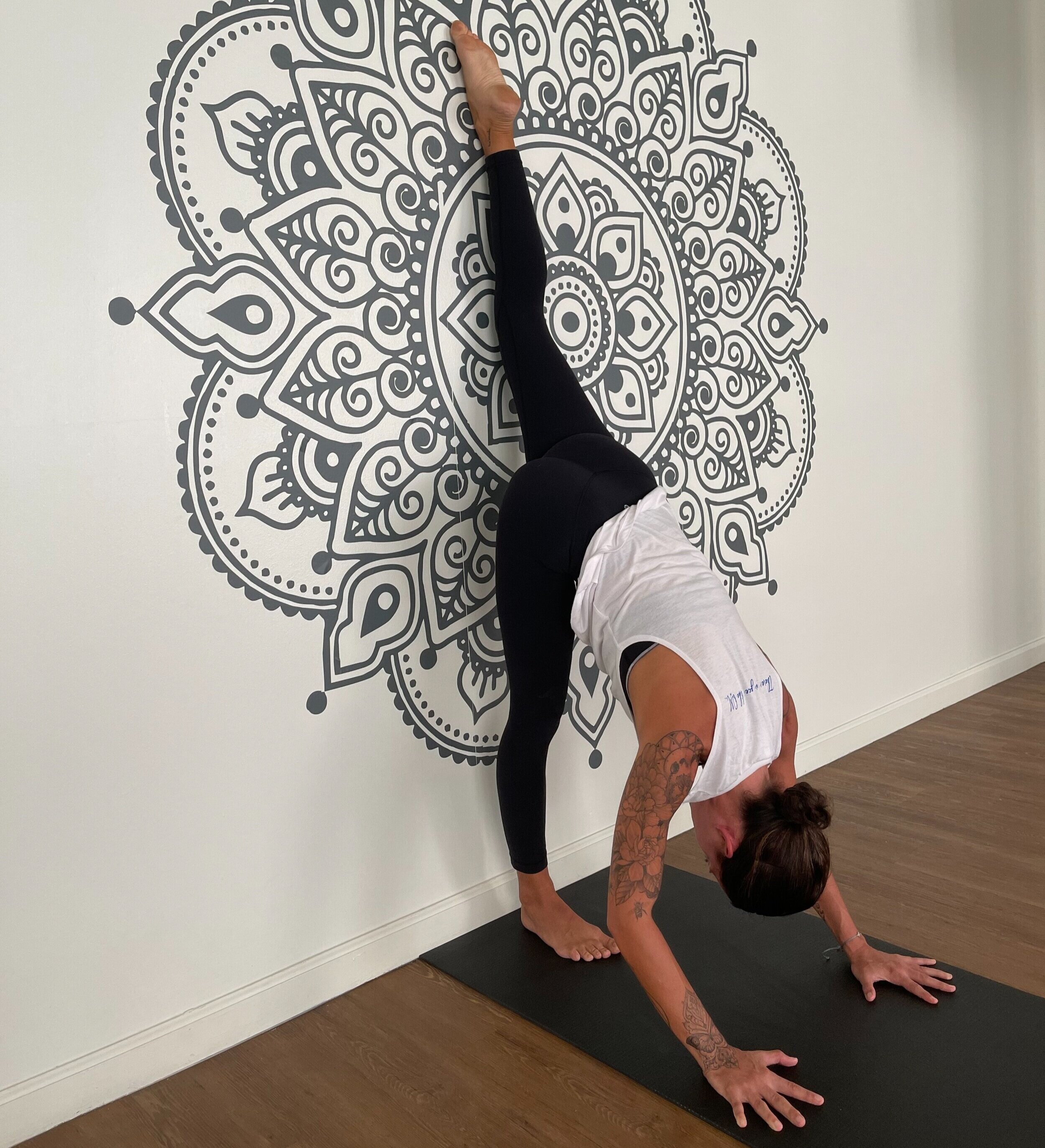 Yoga Pose: Front Splits Forward Bend