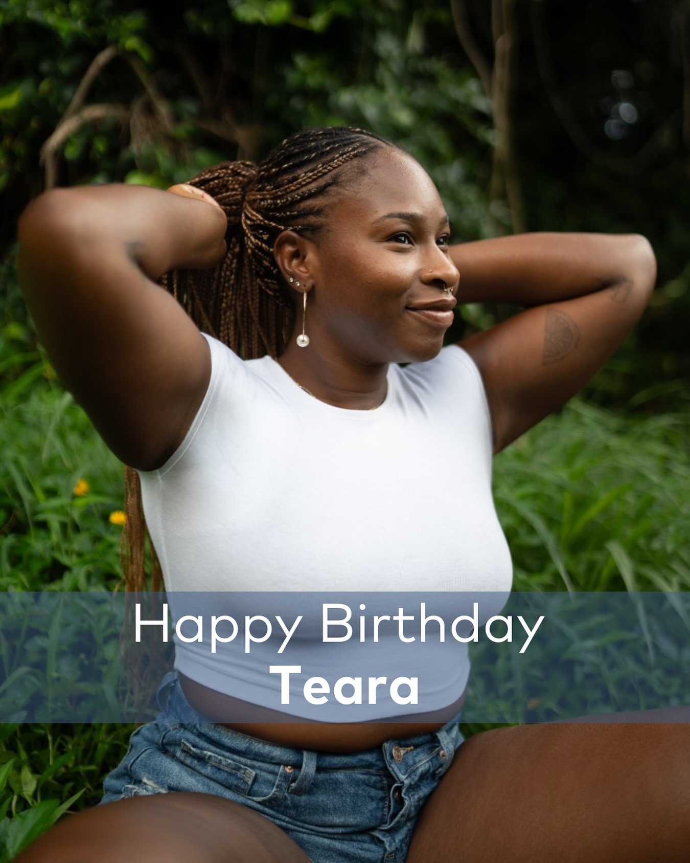 Happy birthday @t2inhi! Our friendly, playful and easy going queen. 

We asked Teara couple of questions:

Q: If you could spend 3 months all expenses paid in any country in the world, where would you live?
A: Switzerland! 

Q: What mantra do you fin