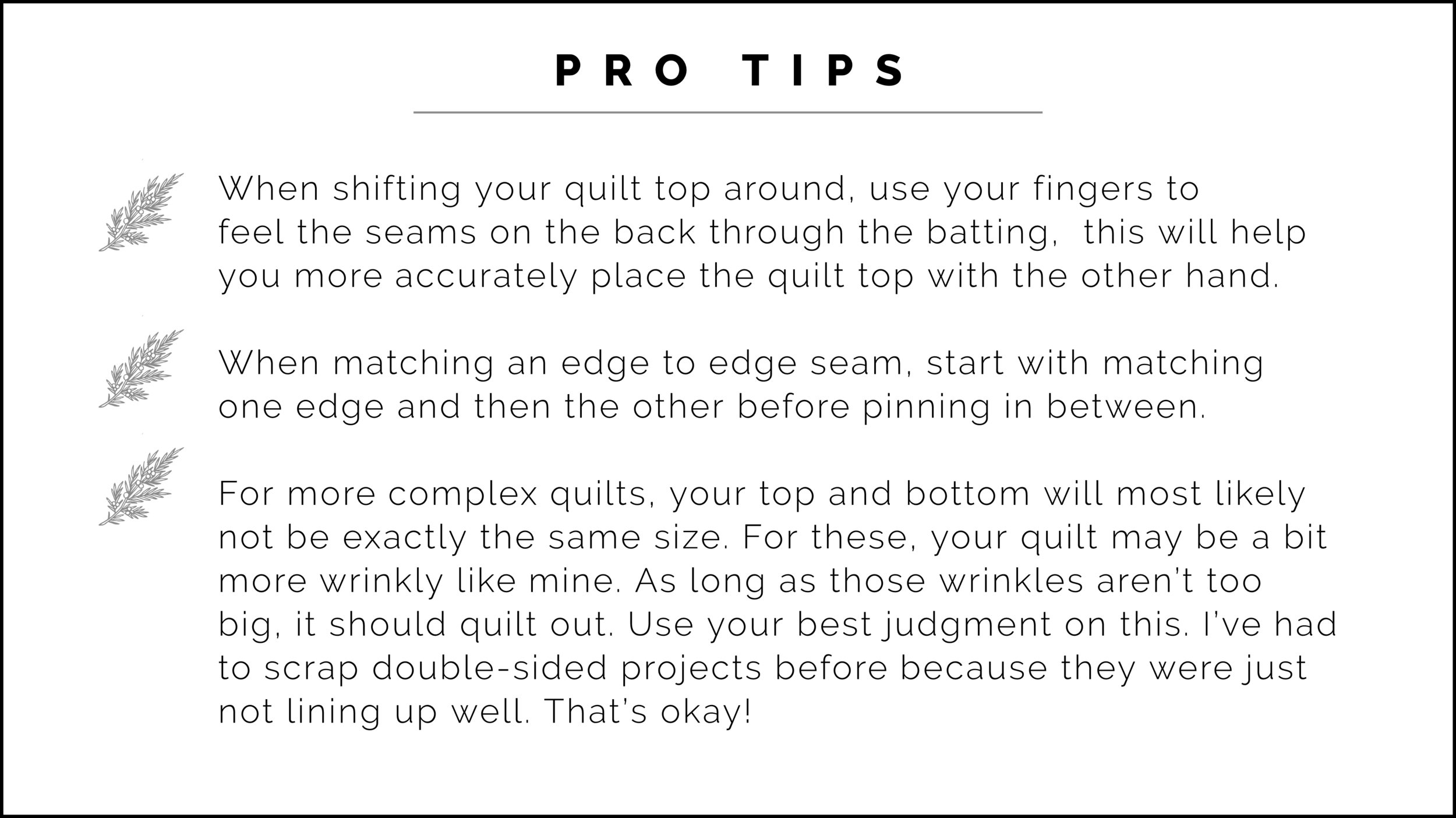 My best tip for lining getting your checklist perfectly aligned every