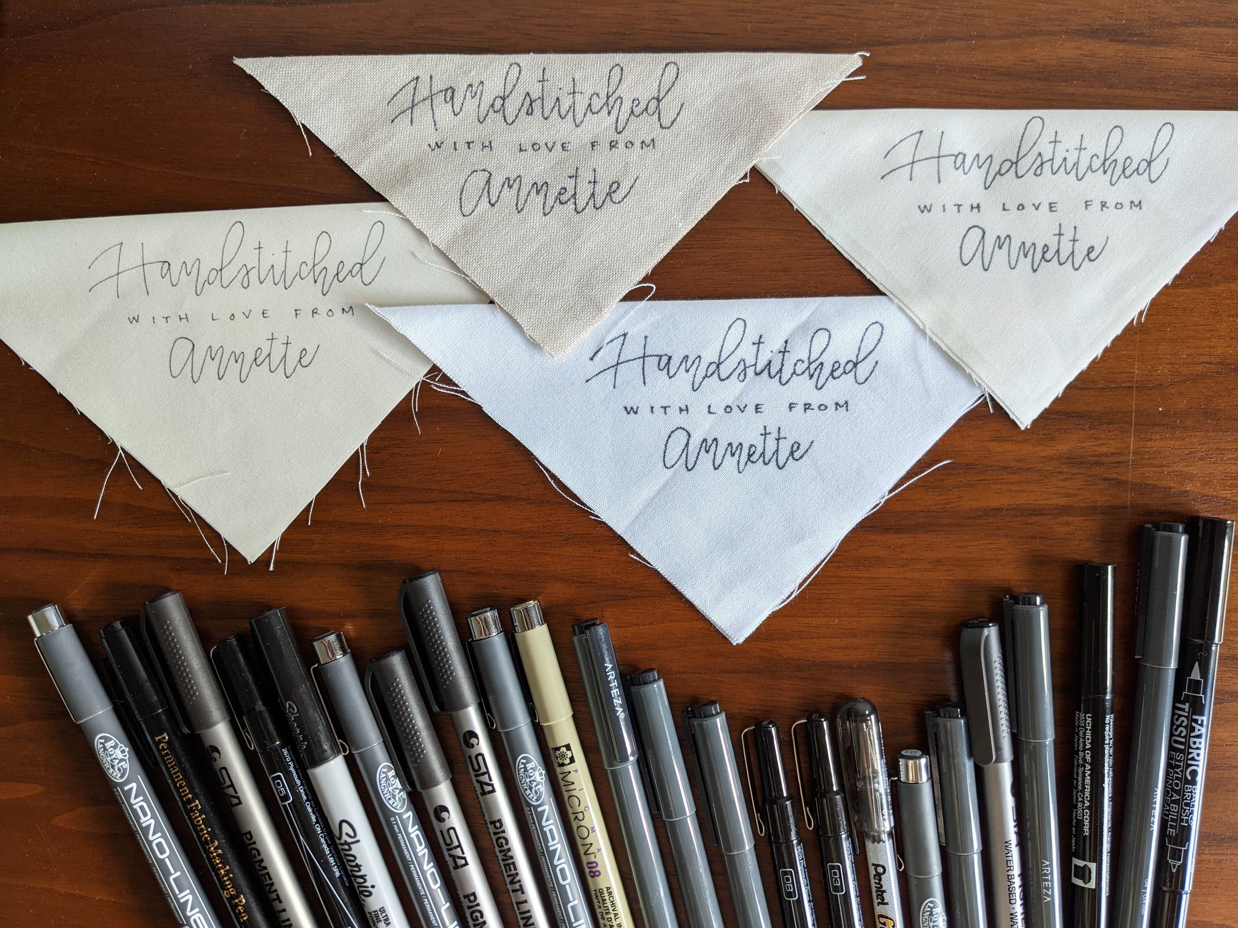 The Best Pens for labeling Quilts — Juniperus Threadworks