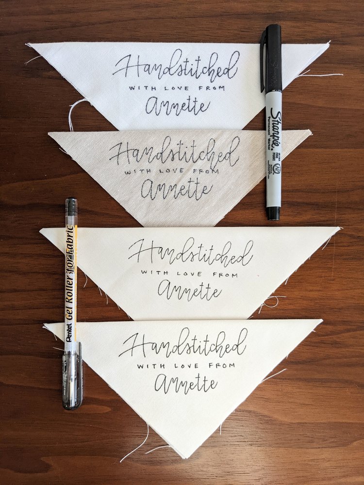The Best Pens for labeling Quilts — Juniperus Threadworks