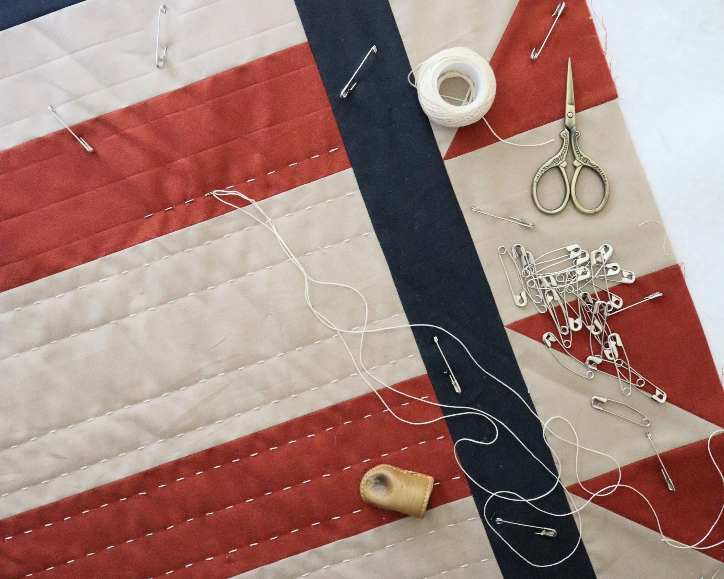 The Basics of Pin Basting — Juniperus Threadworks