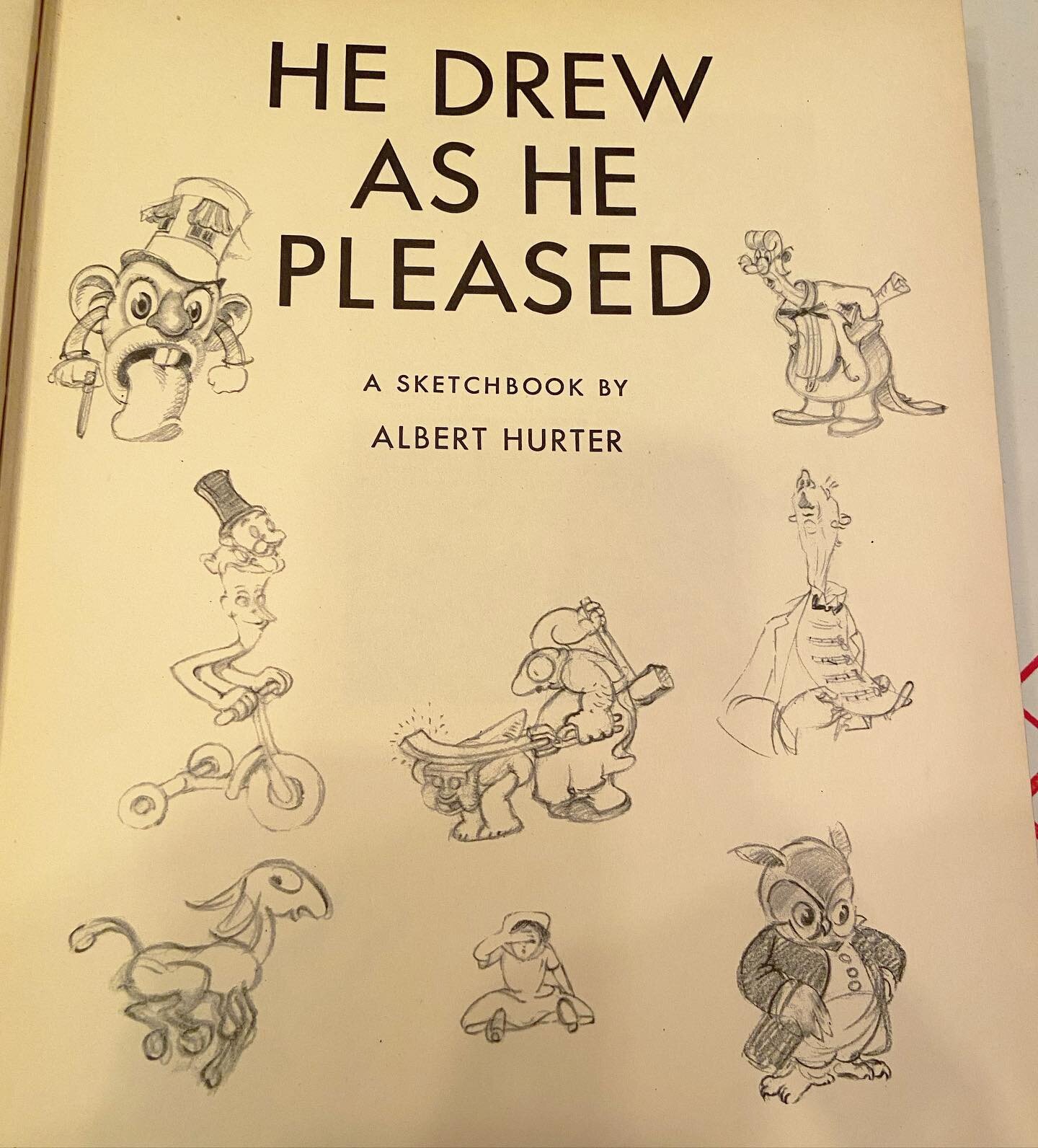 Husbot really pushed the boat out for my 38th birthday this year. I first learned about Albert Hurter at the start of the pandemic. I pulled out an old Disney art book I&rsquo;d received on my 11th birthday from my parents to reread &amp; admire. It 