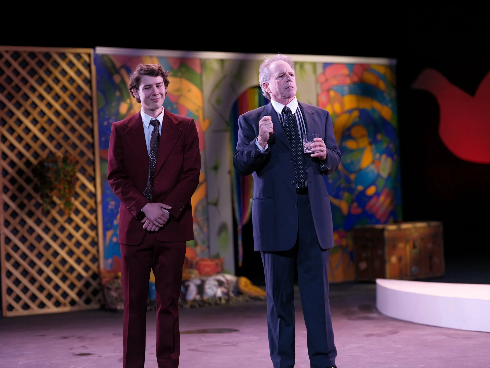 Elijah Carnazzo as Paris and Michael Storm as Capulet