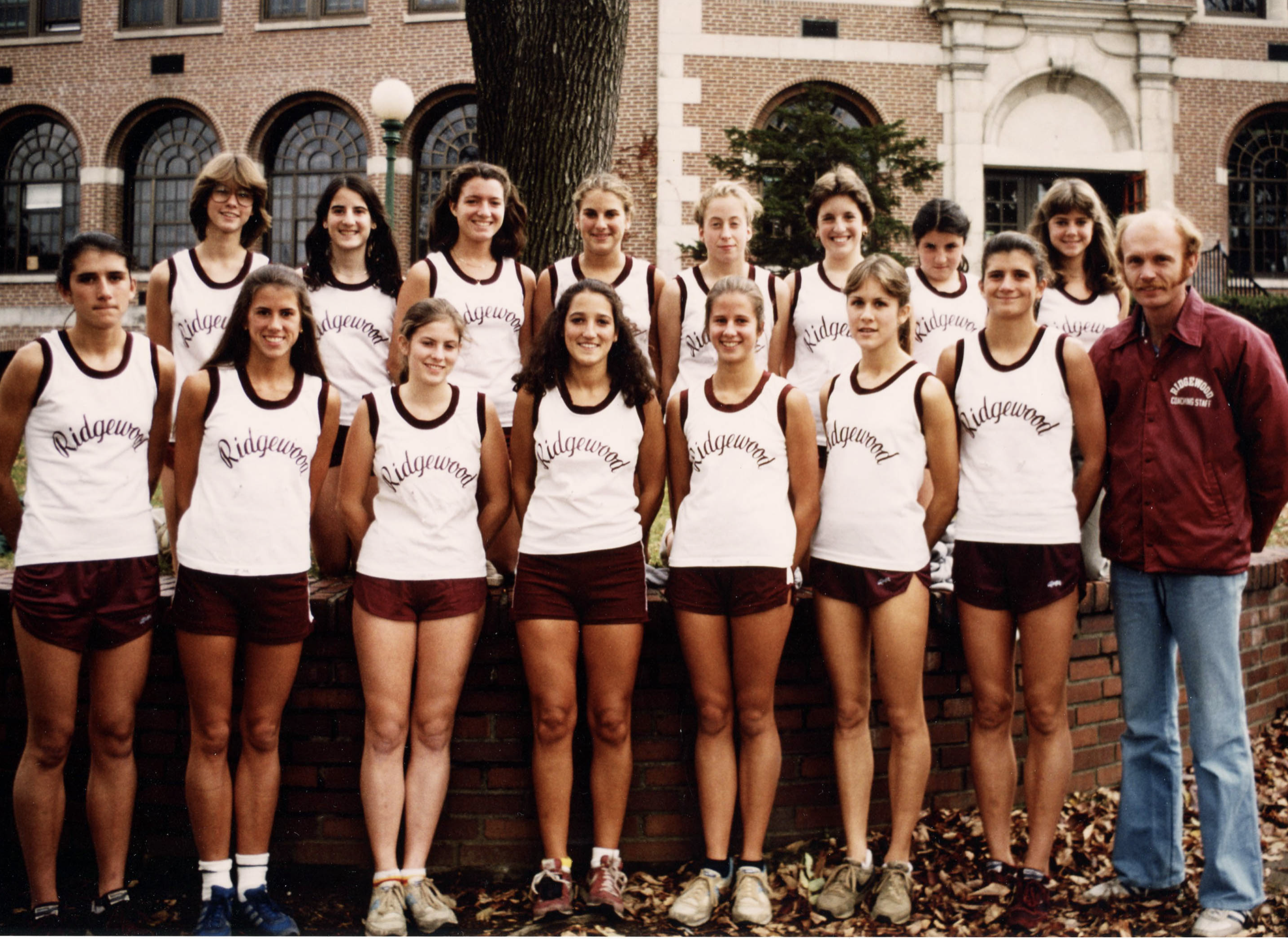 1982 Girls’ Cross Country TeamCoach Jacob Brown