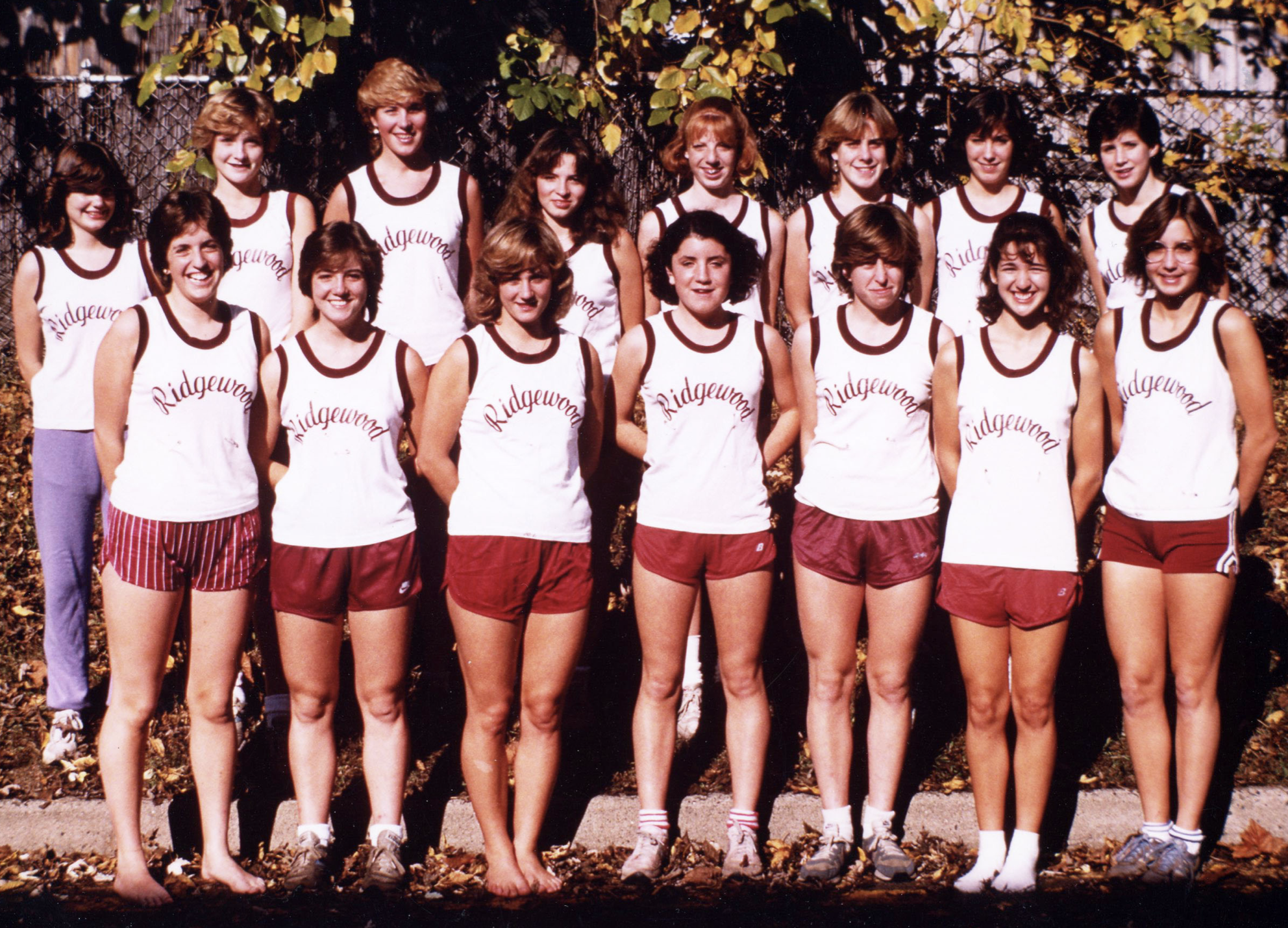 Girls’ 1984 Cross Country TeamCoach Jacob Brown