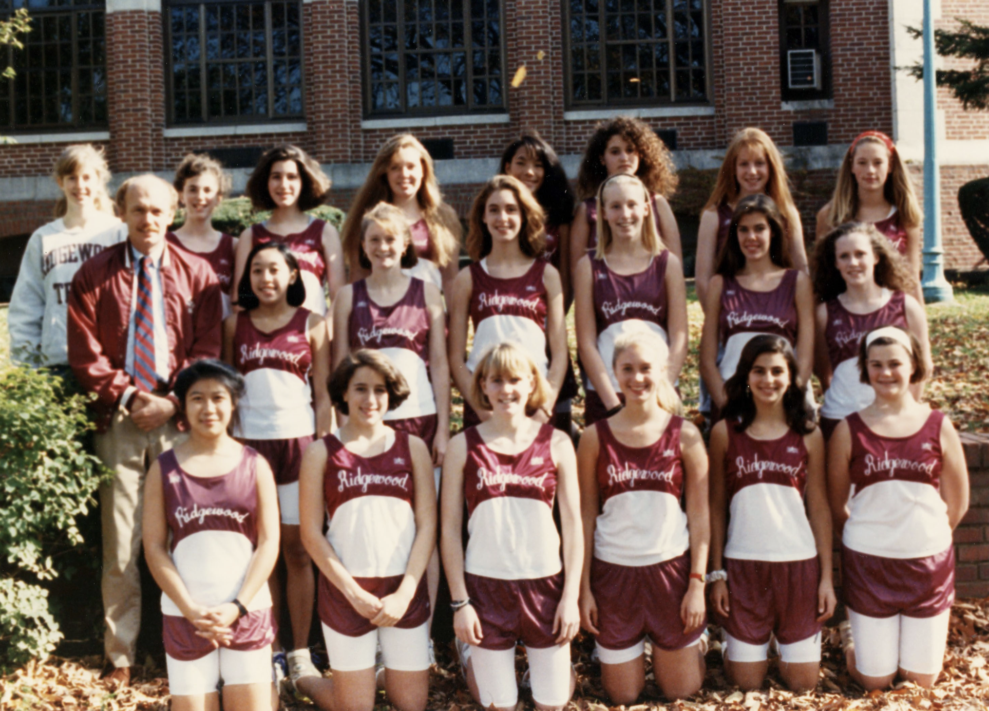 Girls’ 1991 Cross Country TeamCoach Jacob Brown