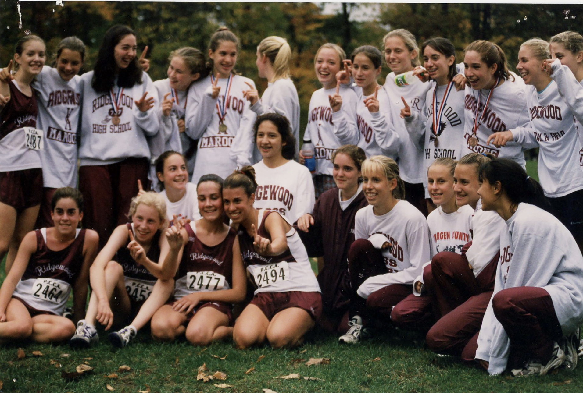 1998 Girls’ Cross Country TeamCoach Jacob Brown