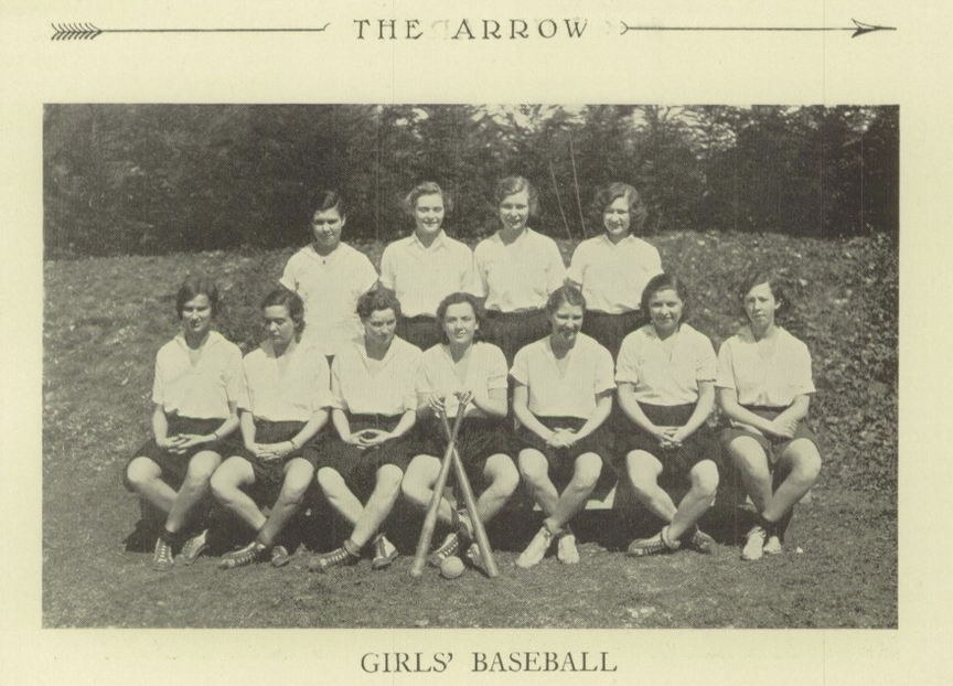 1931 Girls’ Baseball Team