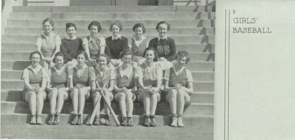 1935 Girls’ Baseball Team