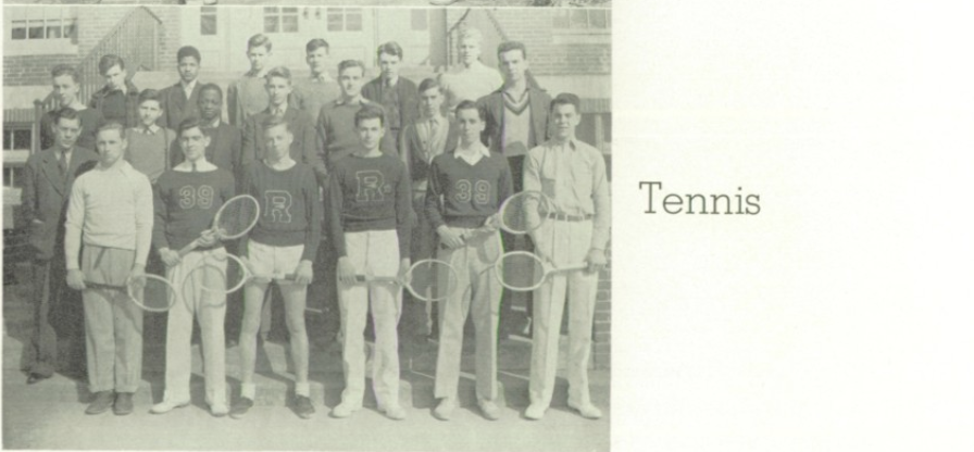 1939 Boys’ Tennis Team