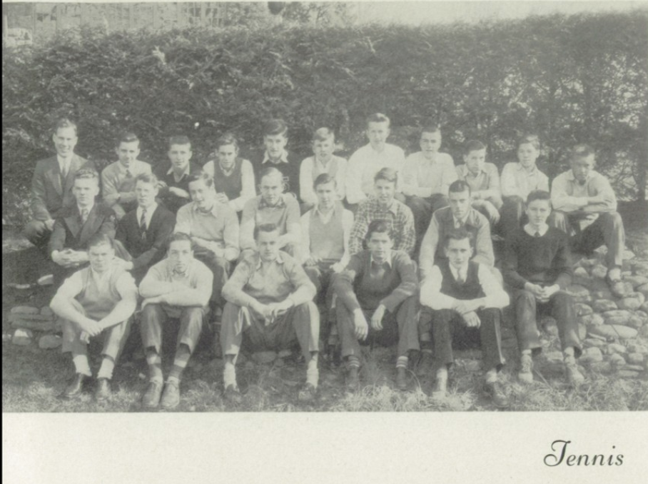 1943 Boys’ Tennis Team