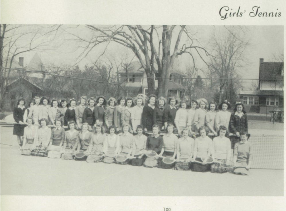 1943 Girls’ Tennis Team