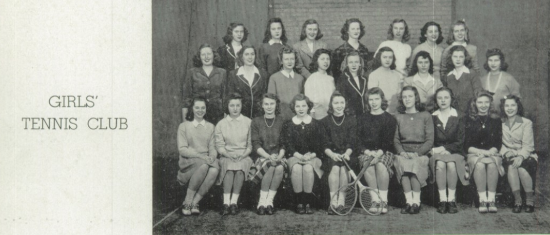 1945 Girls’ Tennis Team