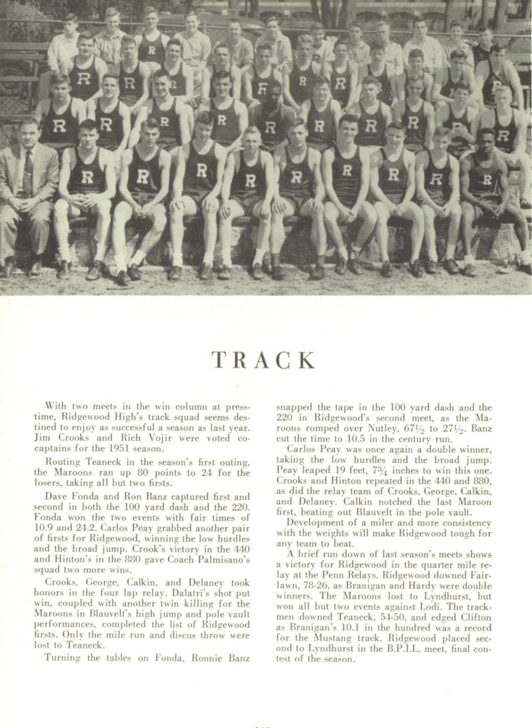 1951 Boys’ Track Team