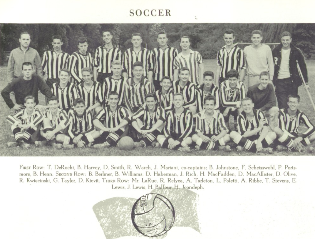 1956 Boys’ Soccer Team