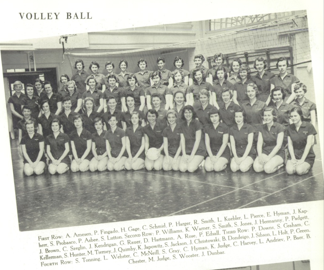 1957 Girls’ Volleyball Team