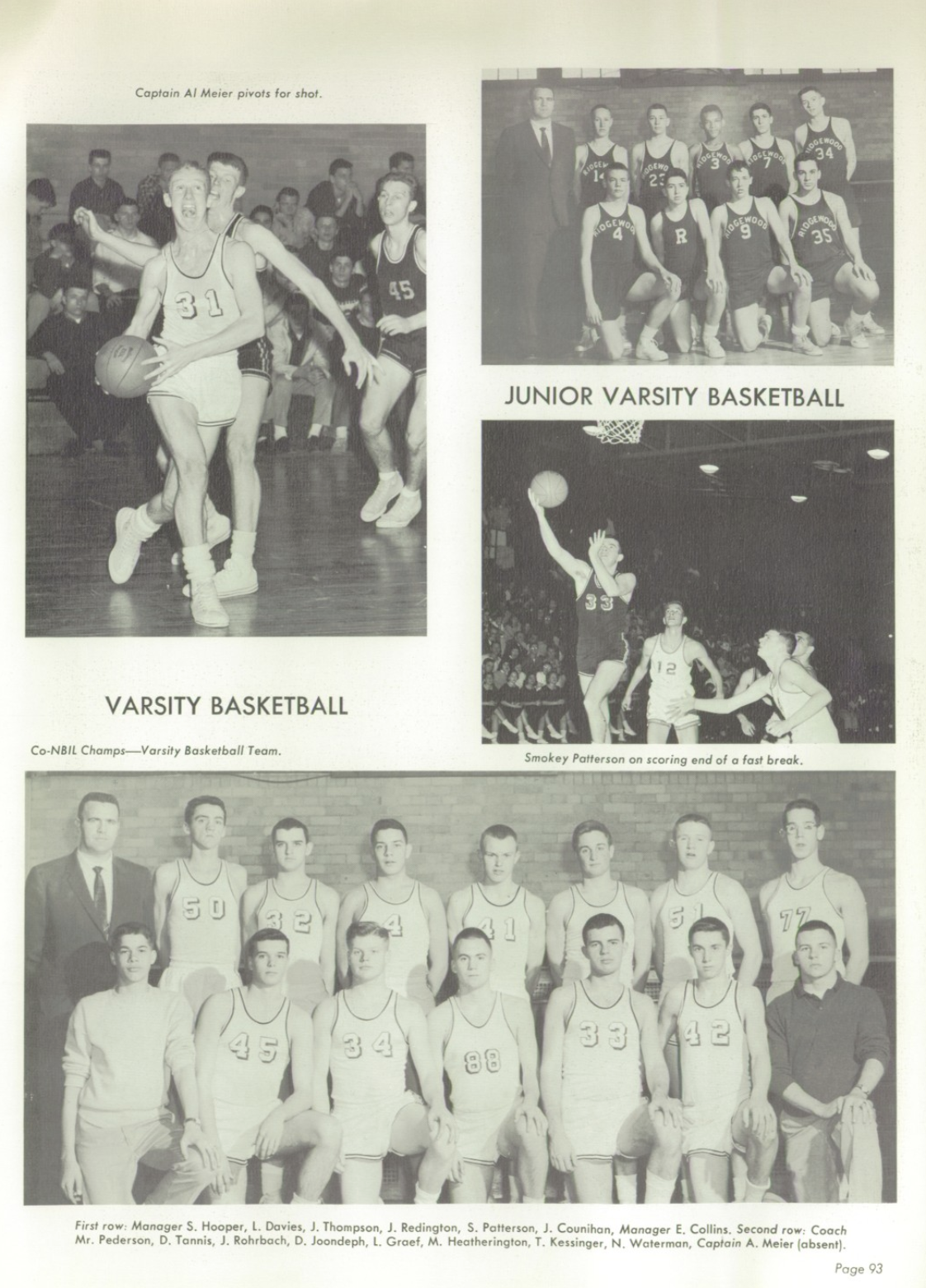 1958 Boys’ Basketball Team