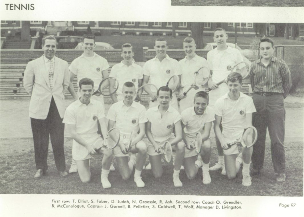 1958 Boys’ Tennis Team