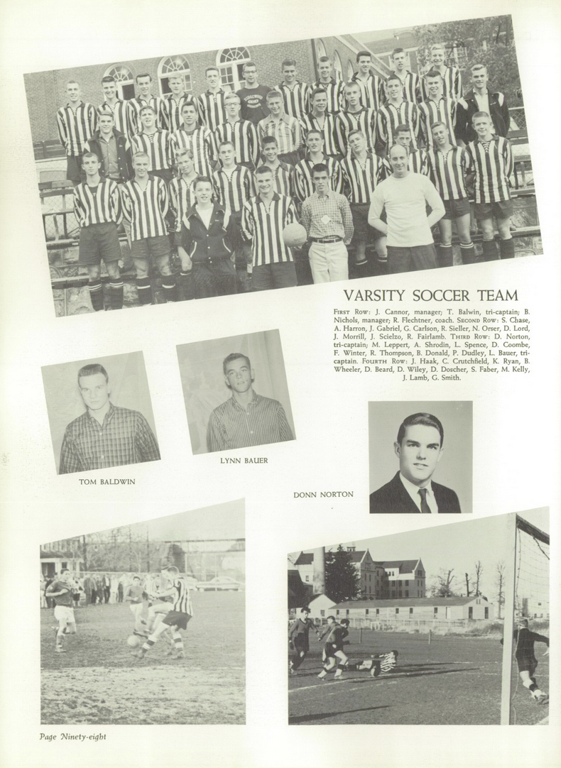 1958 Boys’ Soccer Team