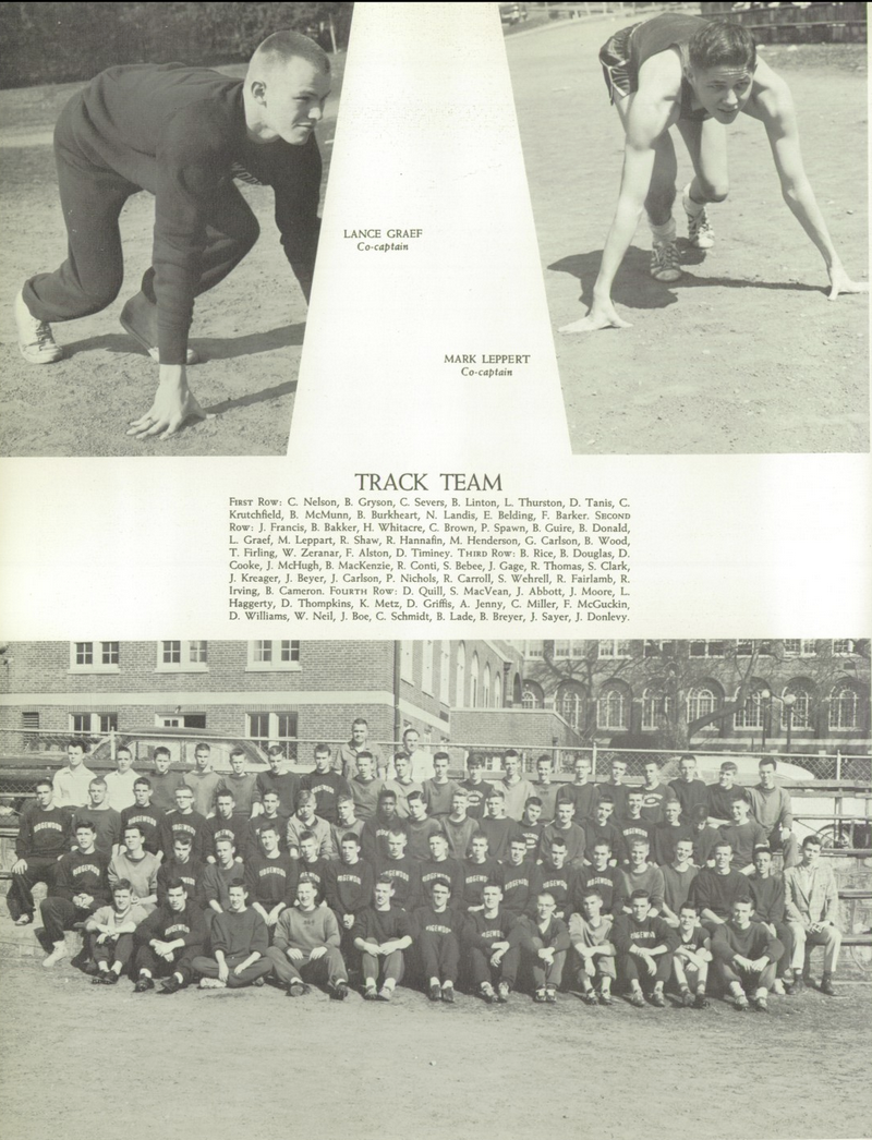 1959 Boys’ Track Team
