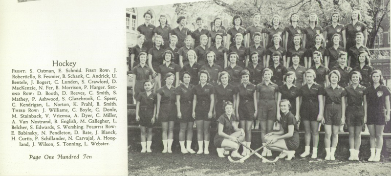 1959 Girls’ Field Hockey Team
