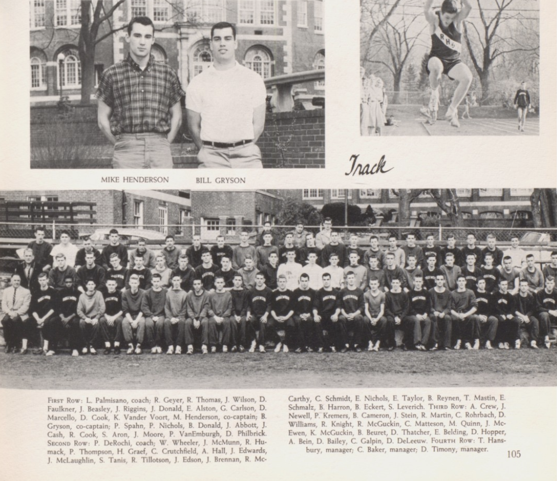 1960 Boys’ Track Team