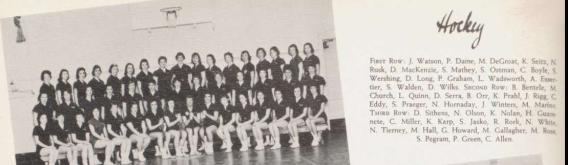1960 Girls’ Field Hockey Team