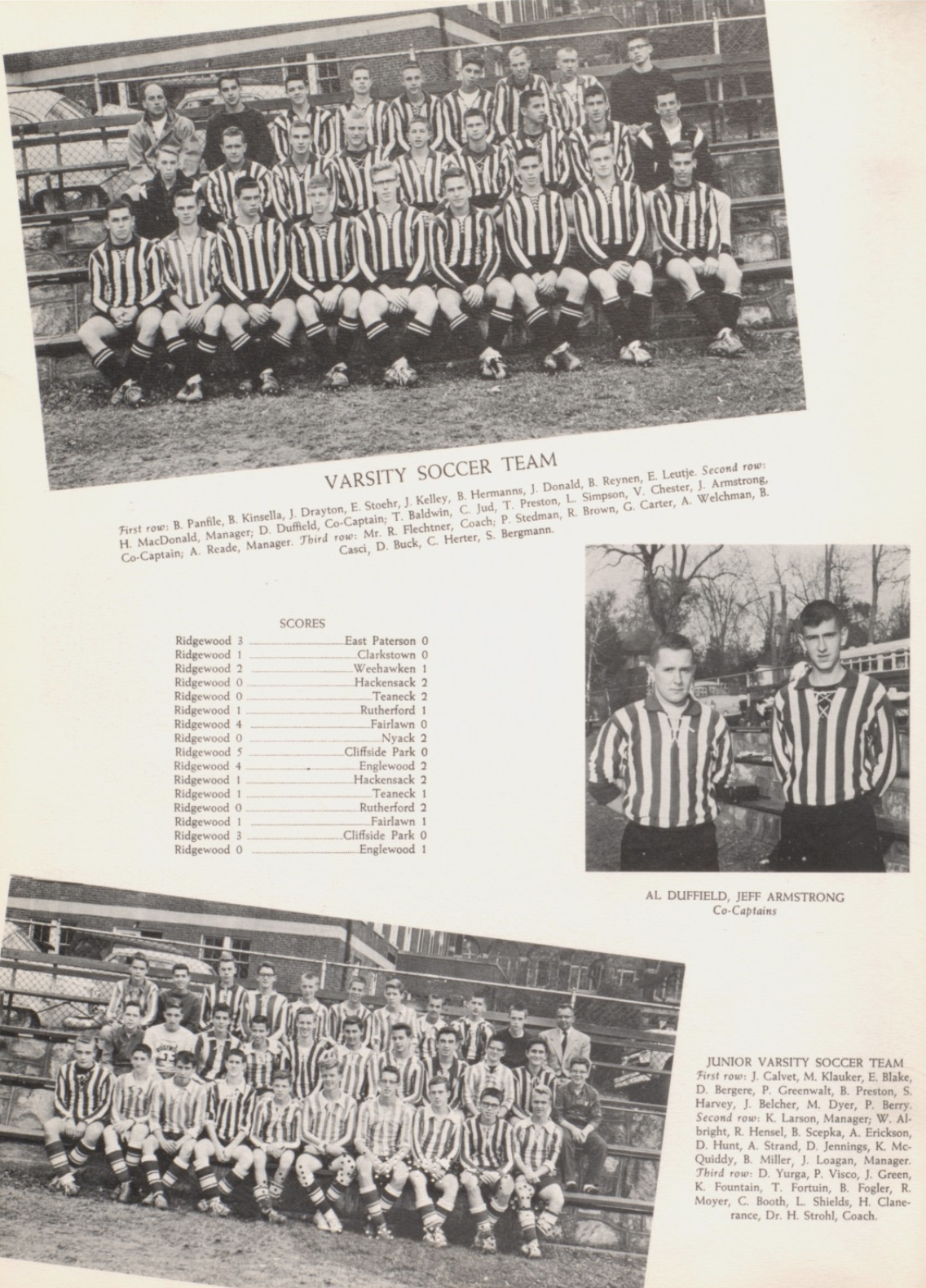 1960 Boys’ Soccer Team