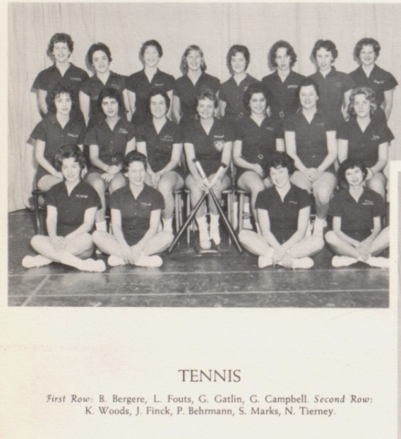 1961 Girls’ Tennis Team