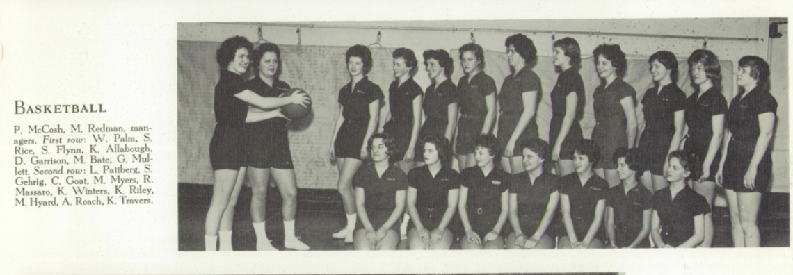 1962 Girls’ Basketball Team