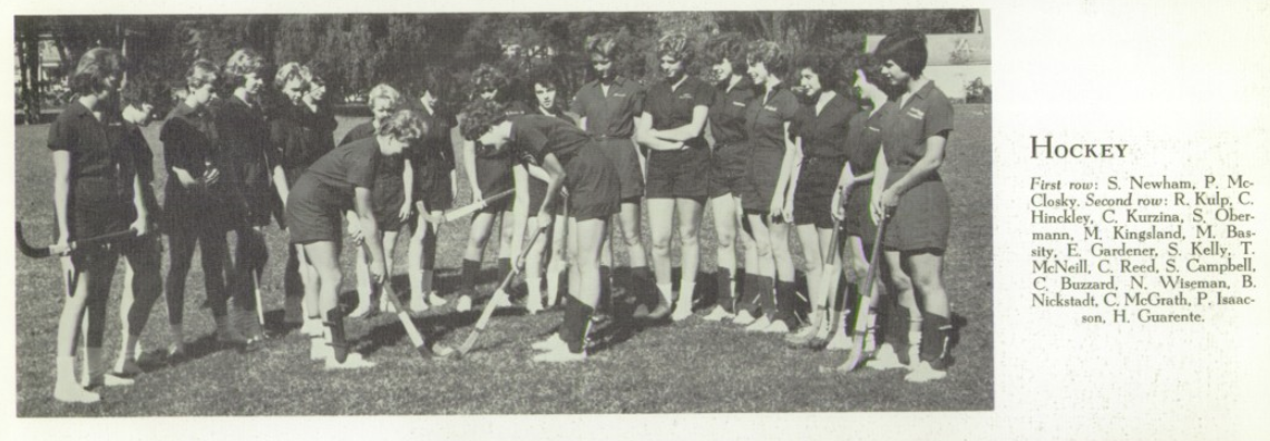 1962 Girls’ Field Hockey Team