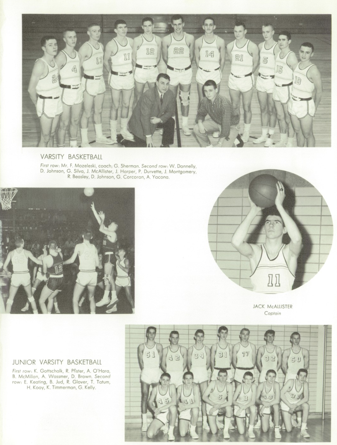 1963 Boys’ Basketball Team