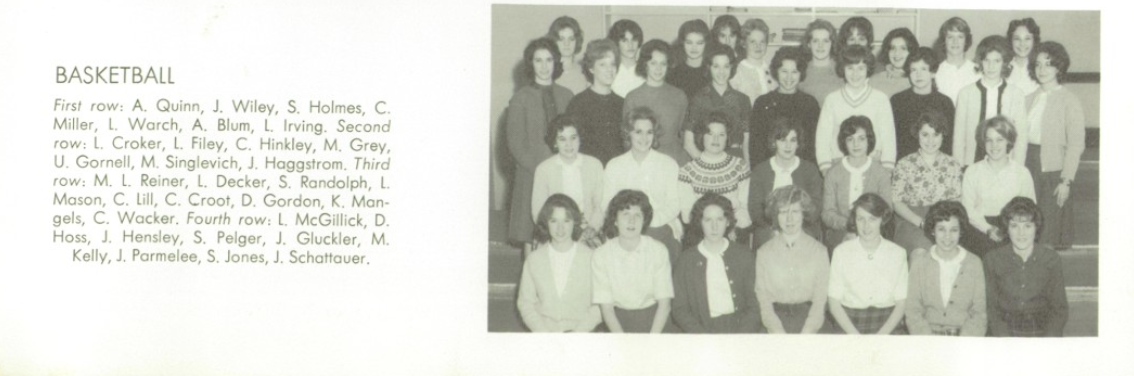 1963 Girls’ Basketball Team