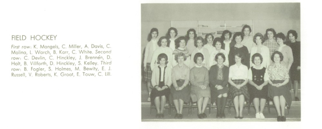 1963 Girls’ Field Hockey Team