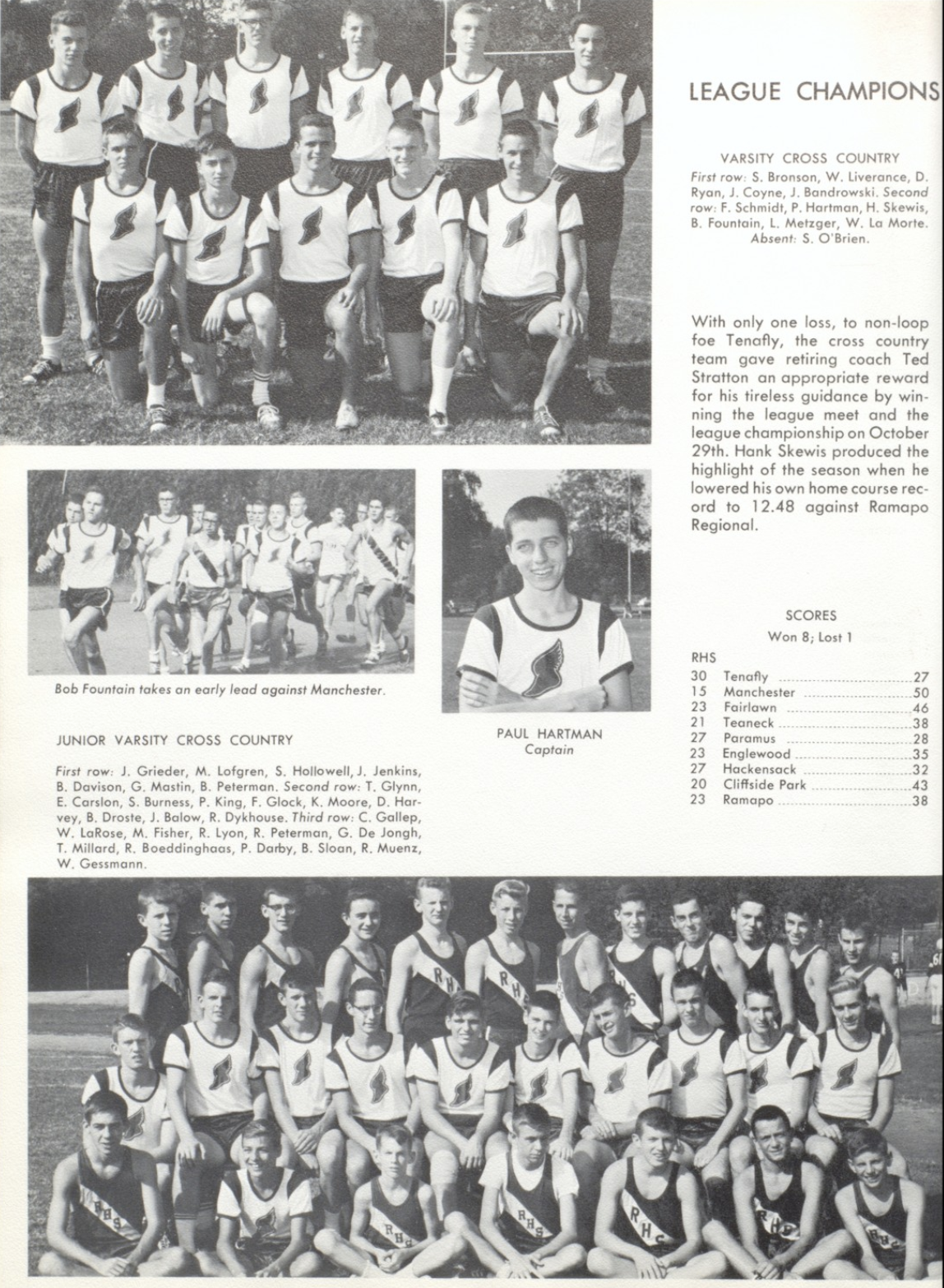 1964 Boys’ Cross Country Team
